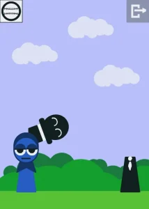 Sprunki Black: Daily Care game screenshot 1