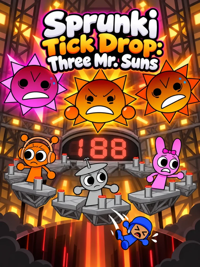 Sprunki Tick Drop: Three Mr. Suns