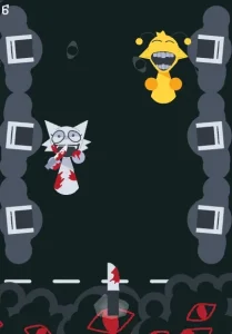 Sprunki Wenda: Knife Defense game screenshot 1