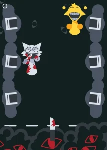 Sprunki Wenda: Knife Defense game screenshot 2